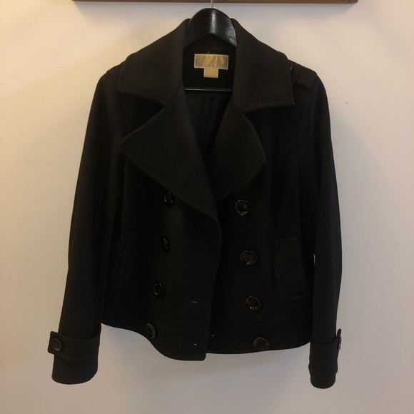 Michael Kors Wool Pea Coat - Picture 1 of 7